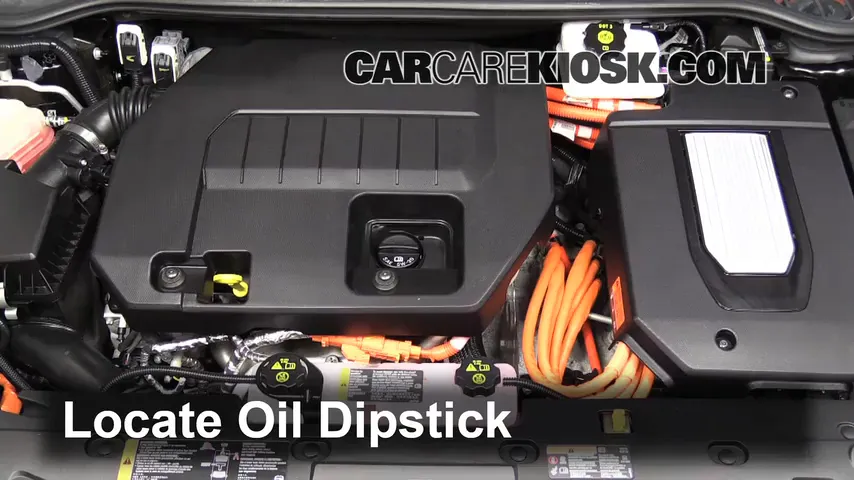 2013 Chevrolet Volt 1.4L 4 Cyl. Huile Vérifier le niveau de l'huile